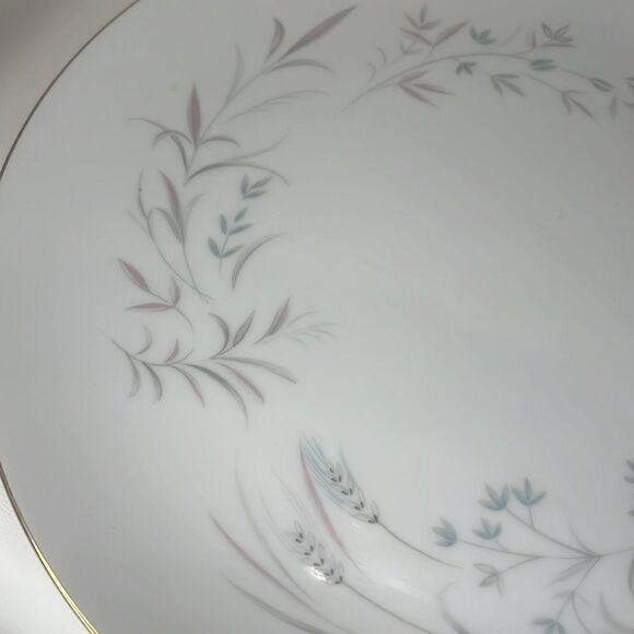 Wentworth Japan Fine China 10 1/4 In Round Plate Gold Trim Pink Blue Floral - Picture 3 of 6
